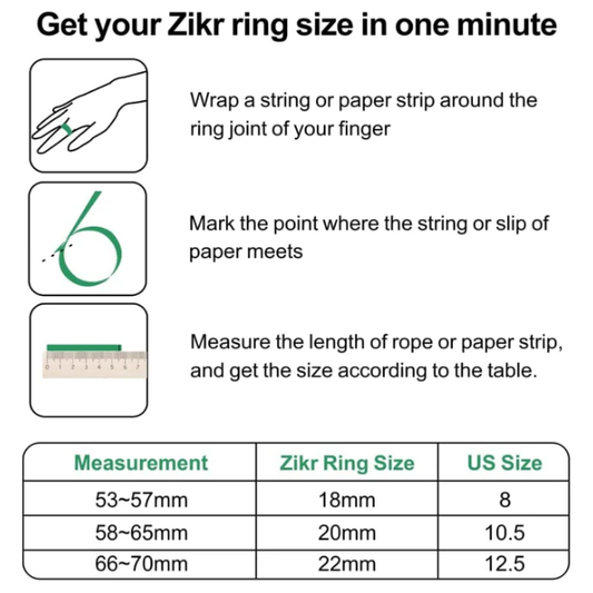 Smart Zikr Ring: Nova Blue