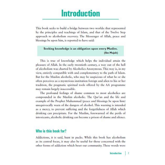 Hope for the Muslim Alcoholic: Twelve Step Recovery in the Light of Islam