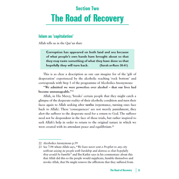 Hope for the Muslim Alcoholic: Twelve Step Recovery in the Light of Islam