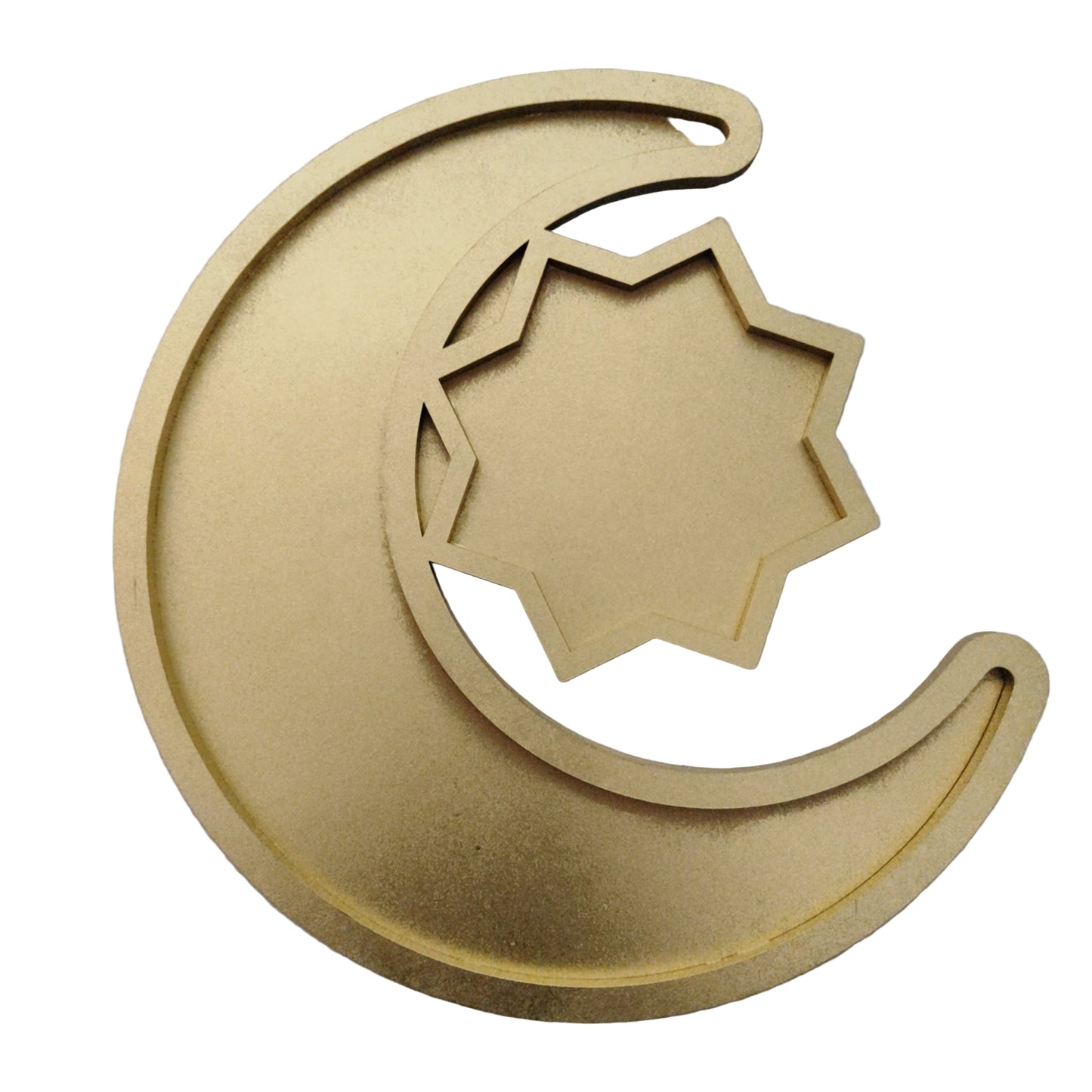 Moon Tray: Wood - Gold / Silver