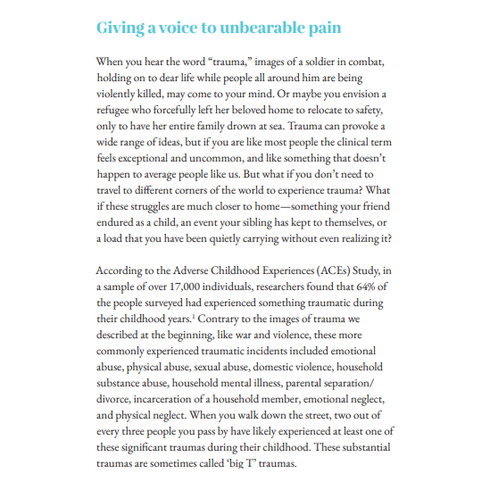 Your Lord Has Not Forsaken You: Addressing The Impact of Trauma on Faith