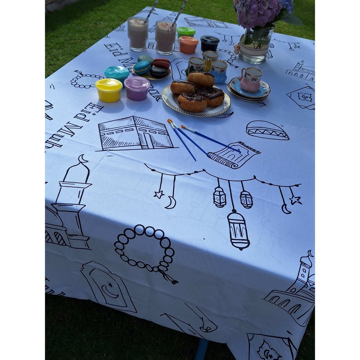 DIY Eid Doodle Tablecloths - 2.5m