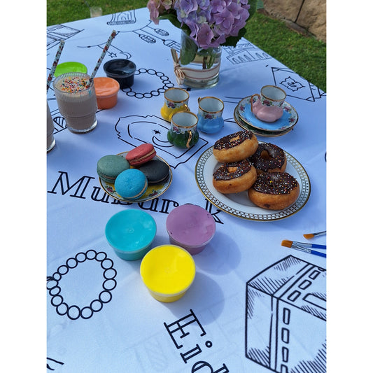 DIY Eid Doodle Tablecloths - 2.5m