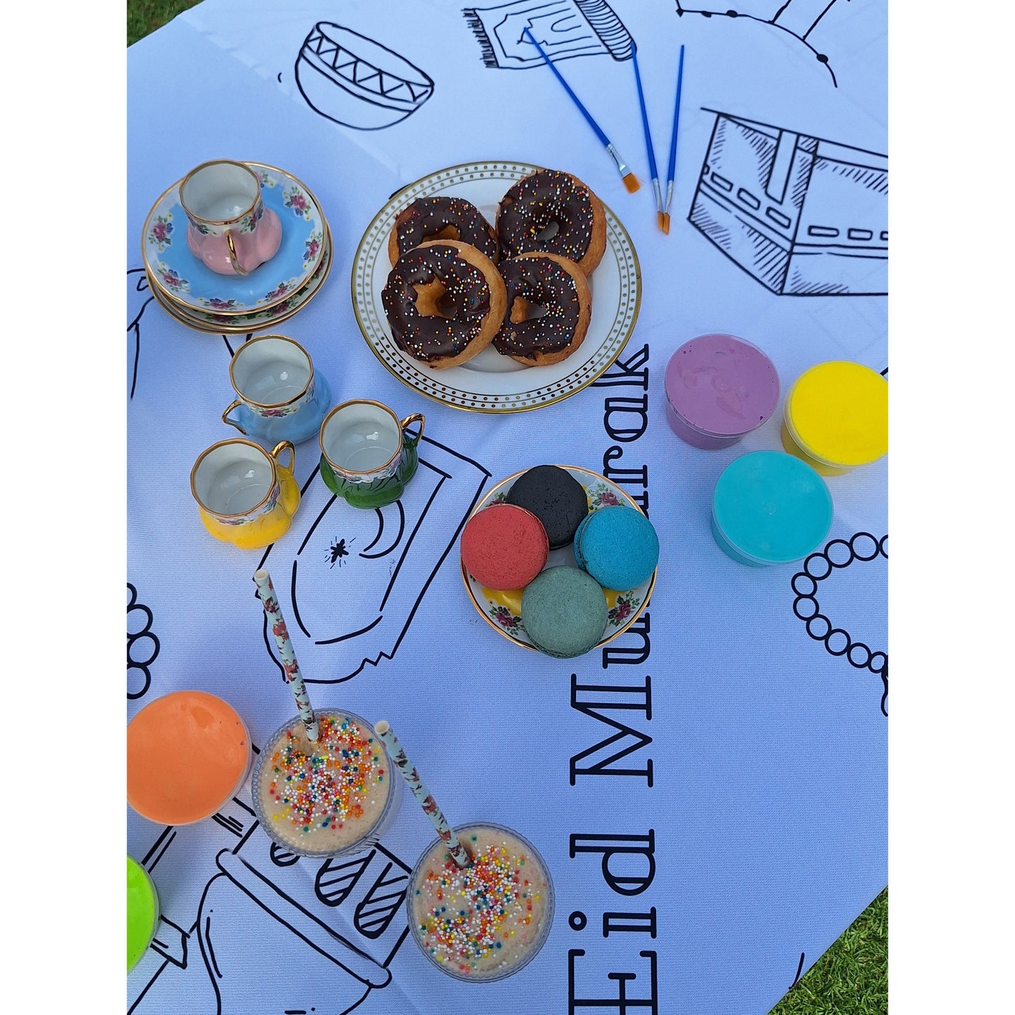 DIY Eid Doodle Tablecloths - 2.5m