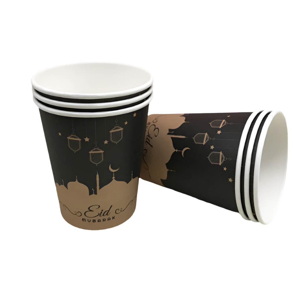 Eid Mubarak Cups - Mosque Design (Pack of 6)