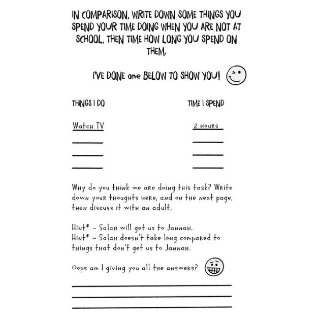 Eliyas Explains Why Should I Pray My Salah: Bitesize + Journal