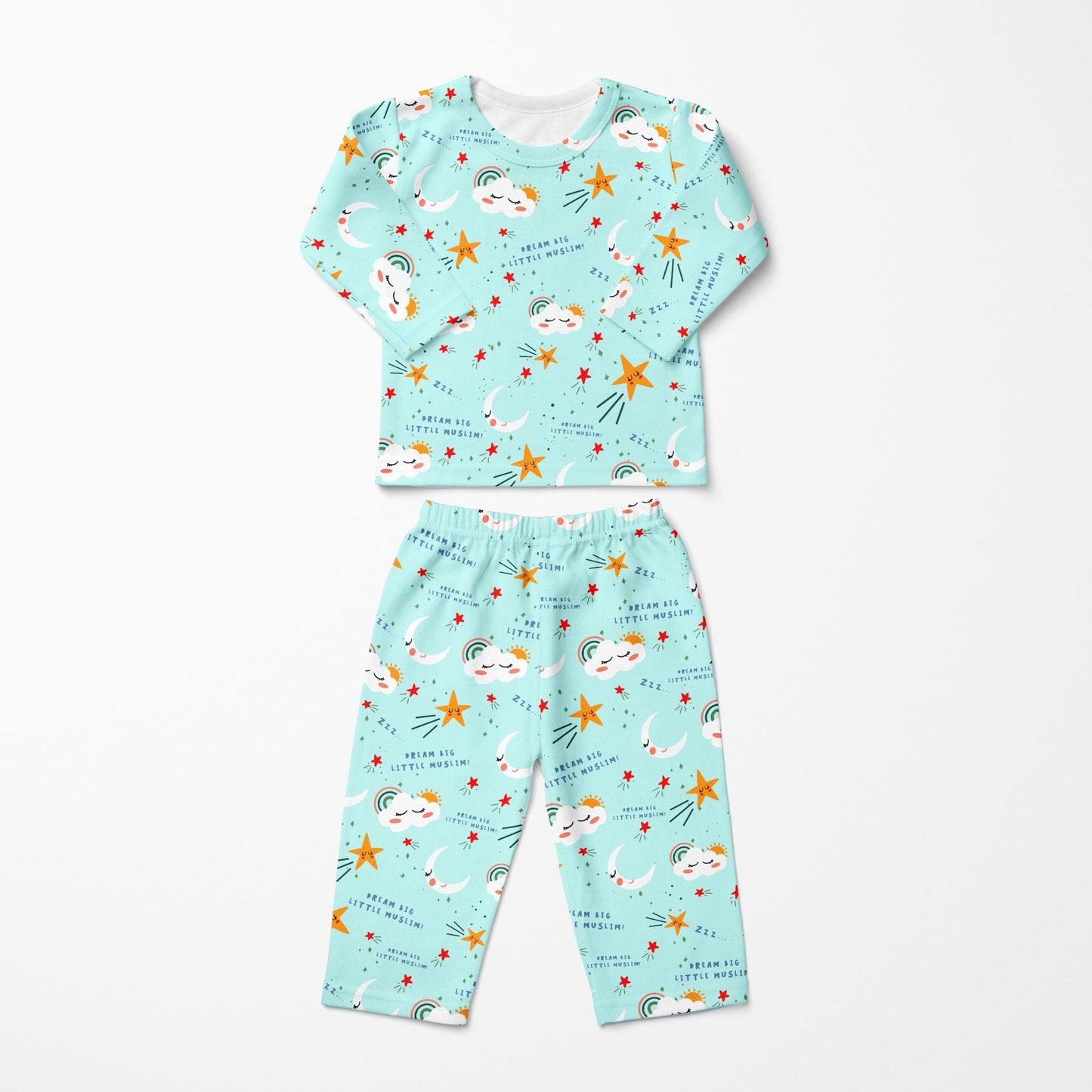 Children's Sleepwear: Dream Big Little Muslim - Blue