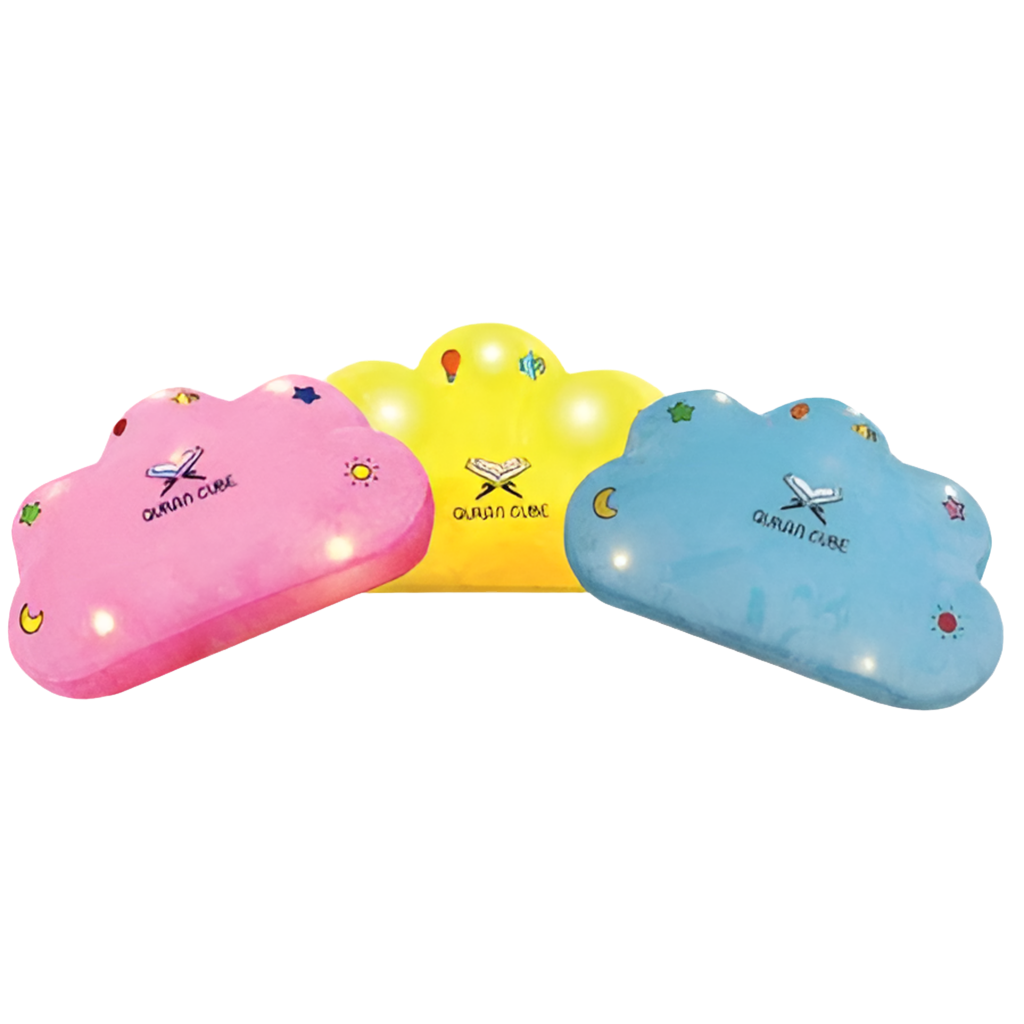 Quran and Dua Pillow (Pink Cloud)