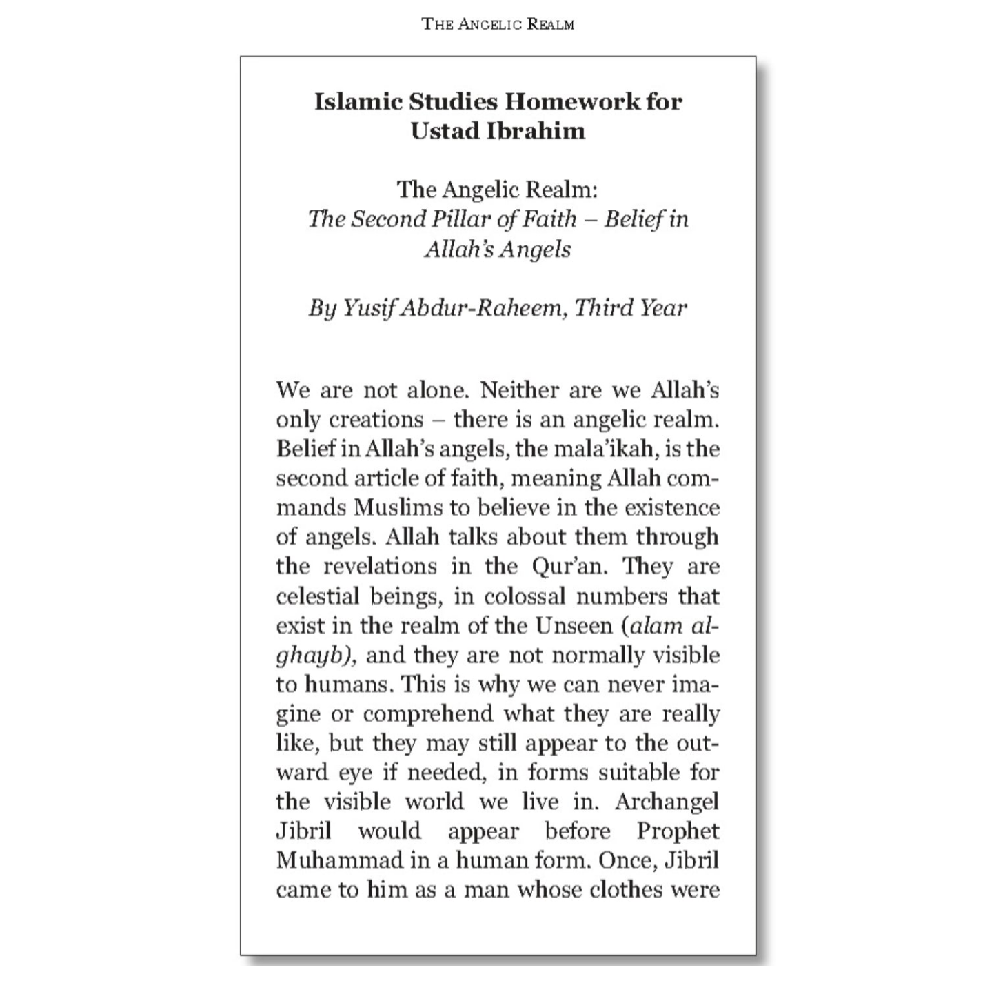 The House of Ibn Kathir: The Keeper of Time