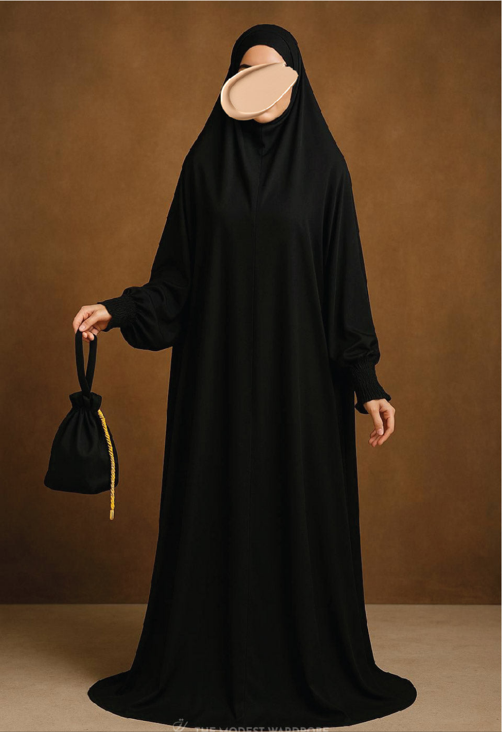 Premium Prayerwear - Black Burqa & Bag