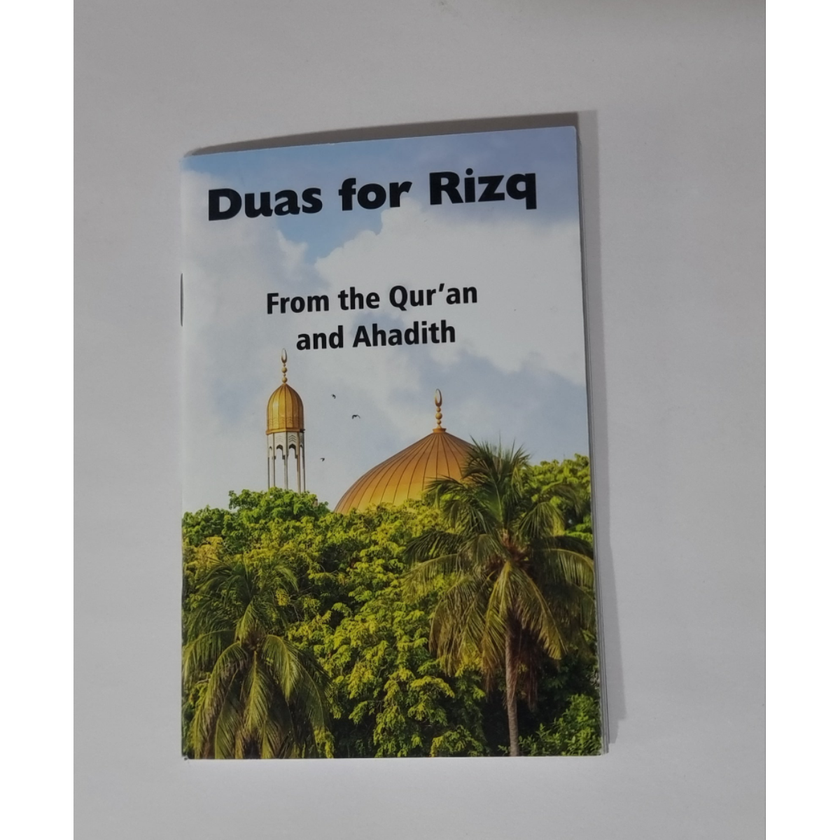 Duas for Rizq (Sustenance): From the Qur’an and Ahadith (Booklet)