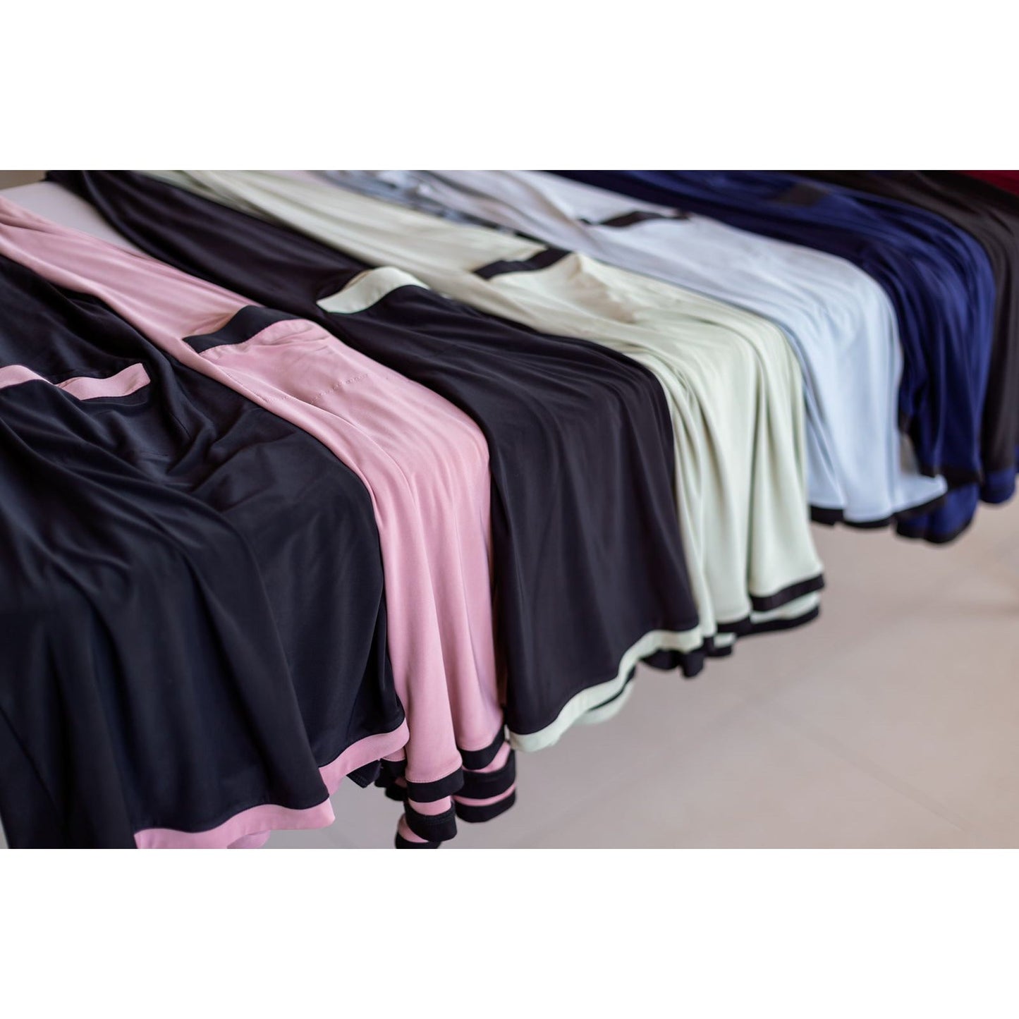 Pocket Burqa - Long Length - Full Nude With Black