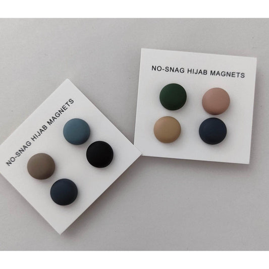 No-Snag Matte Hijab Magnets (Pack of Four)