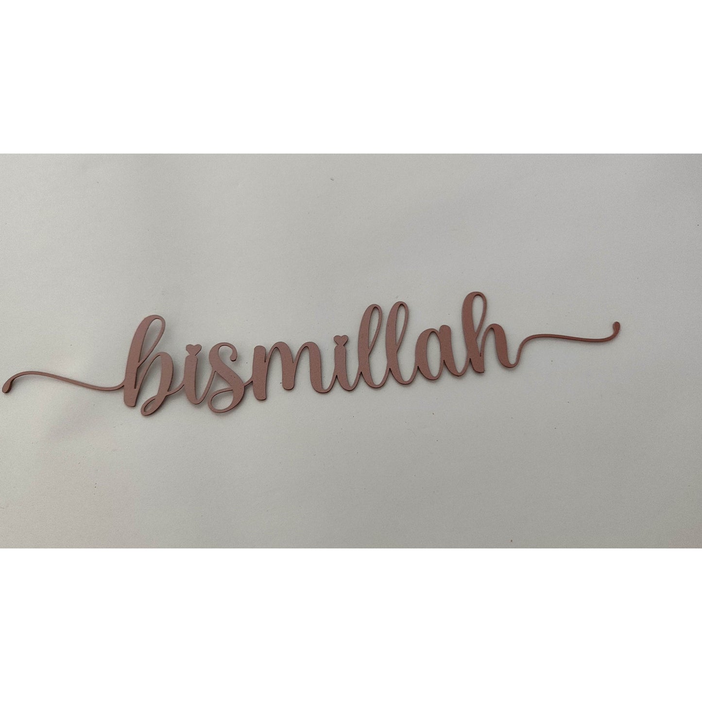 Bismillah Place Settings - Gold/Black/Silver/Rose Gold (Set of 6)