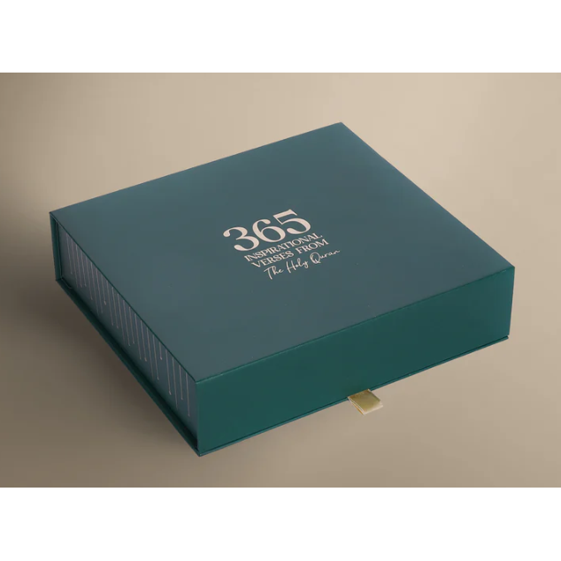 Quran Desk Calendar: 365 Inspirational Verses (Incl. Gift Box)