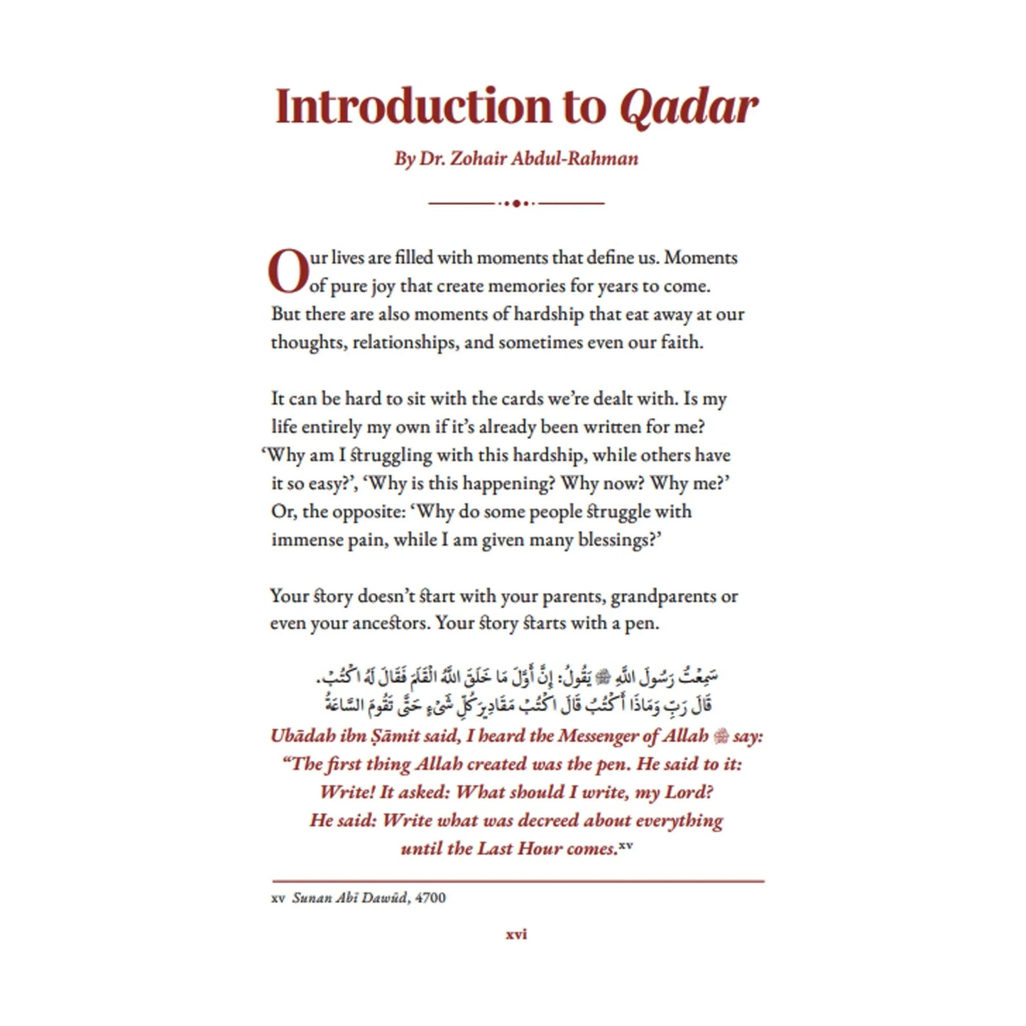 Why Me? Understanding One's Worldly Fate