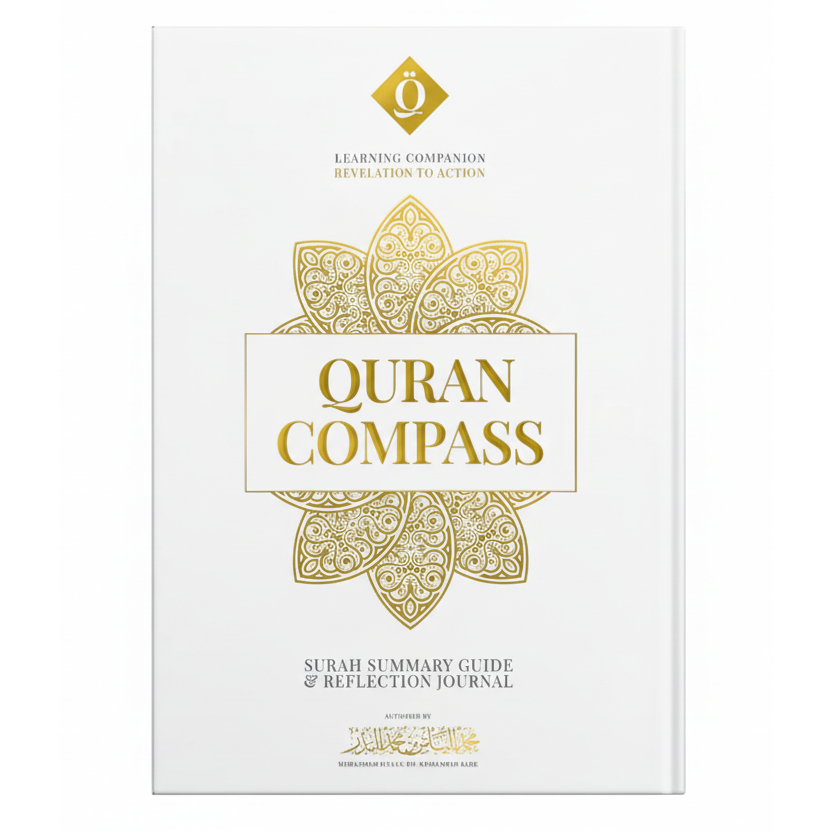 Quran Compass: Surah Summary Guide & Reflection Journal