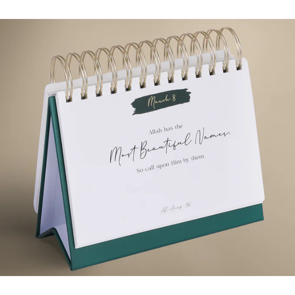 Quran Desk Calendar: 365 Inspirational Verses (Incl. Gift Box)
