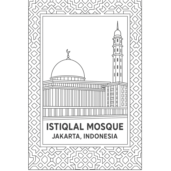 Masaajid Around the World - Colouring Book