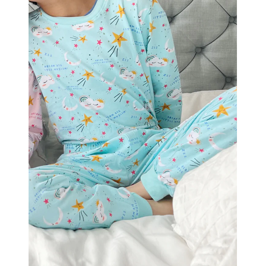 Children's Sleepwear: Dream Big Little Muslim - Blue