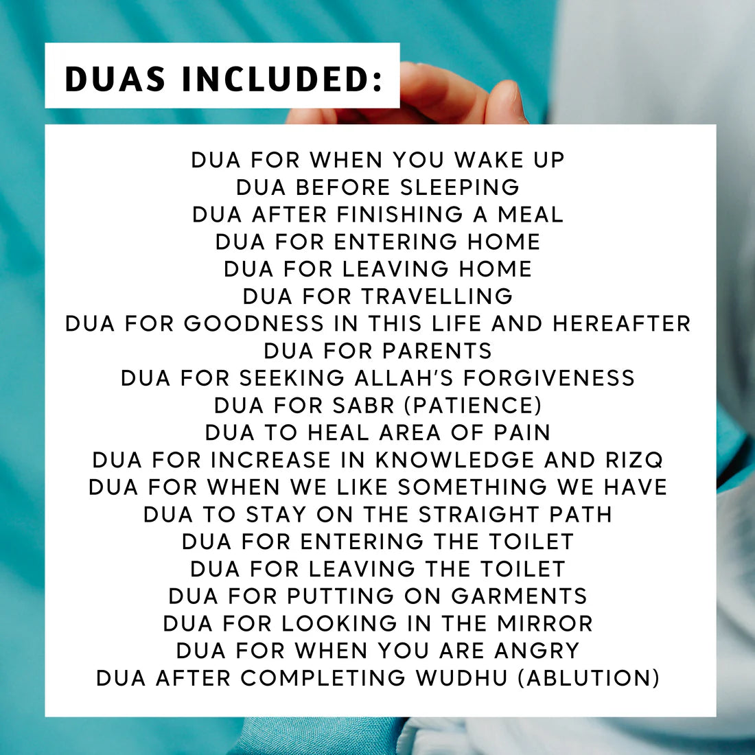 My Daily Duas (Set of 20 Cards)