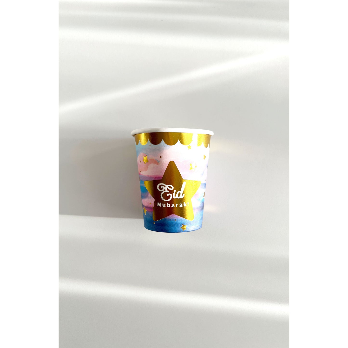 Eid Mubarak Tableware & Decor Bundle - Clouds (+90 pieces)