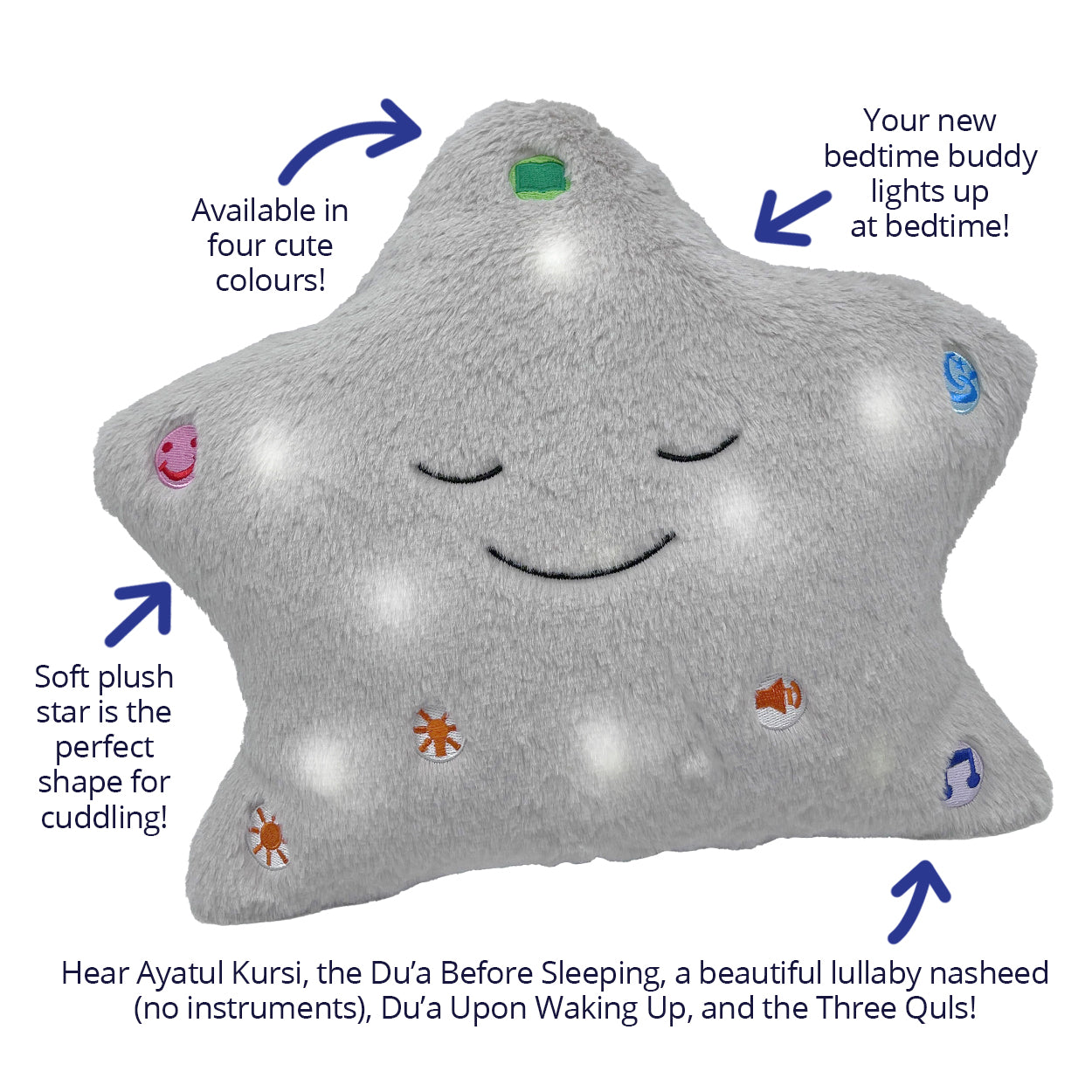 My Dua' Pillow - Grey