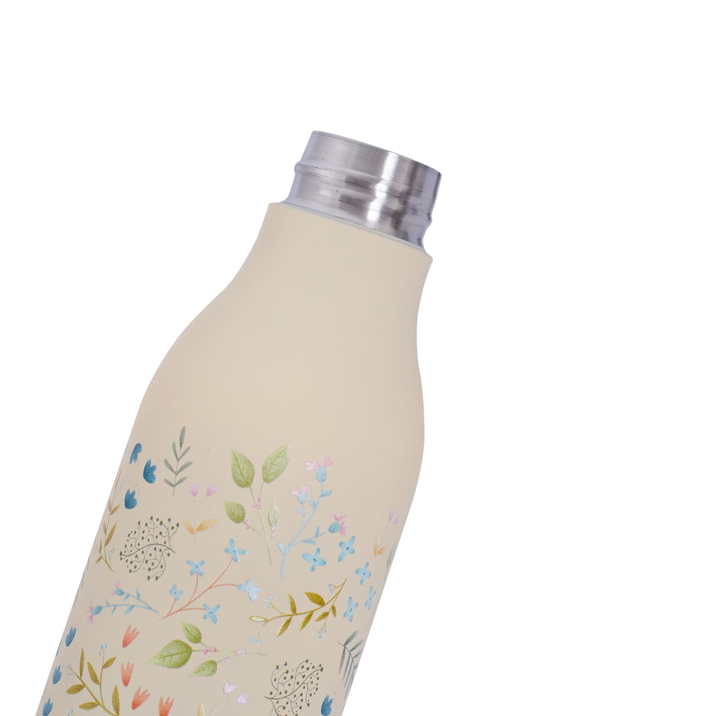 Insulated Bottle (Stainless Steel) - White / Blue