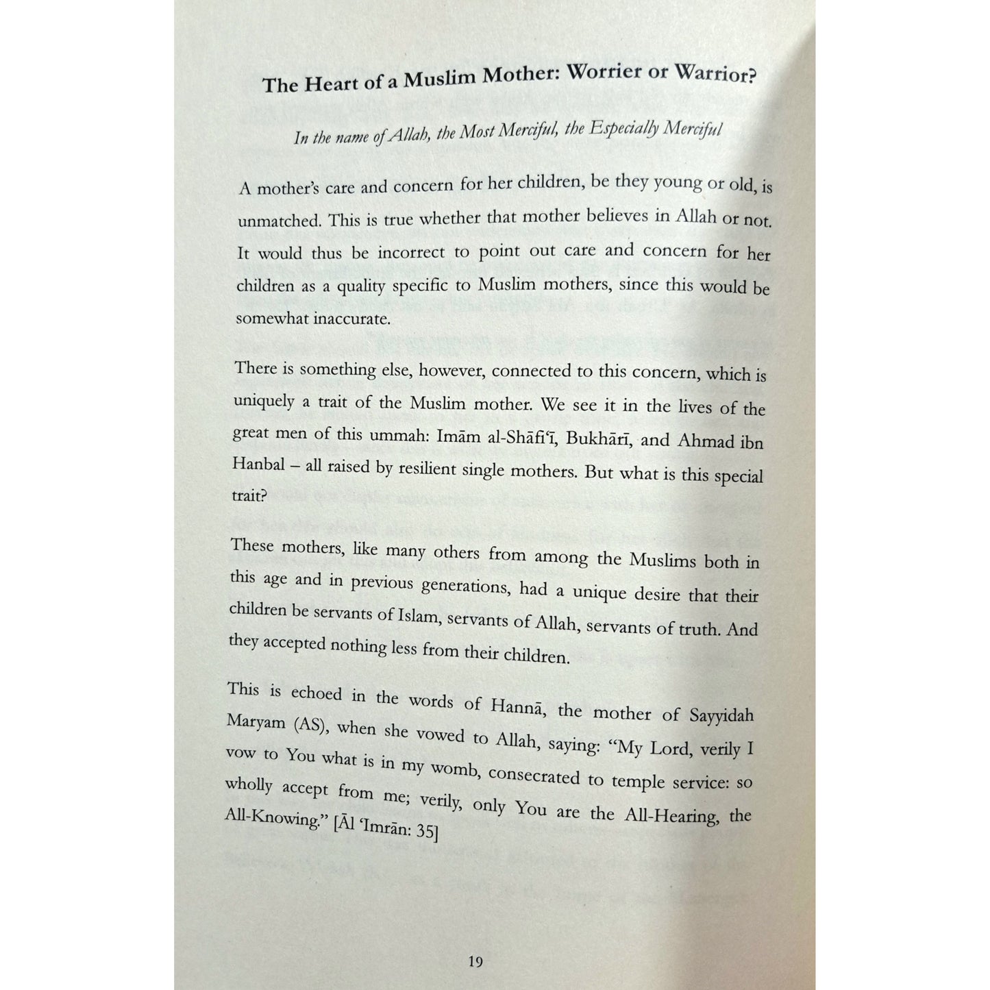 Reclaiming Muslim Homes: Reflections on Muslim Family Life
