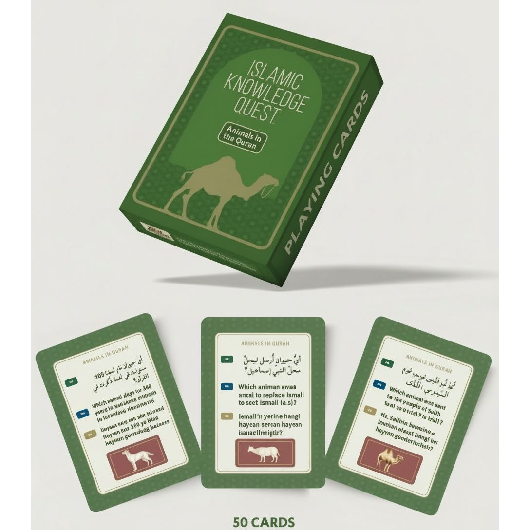 Islamic Knowledge Quest (Set of 4 Trivia Card Games)