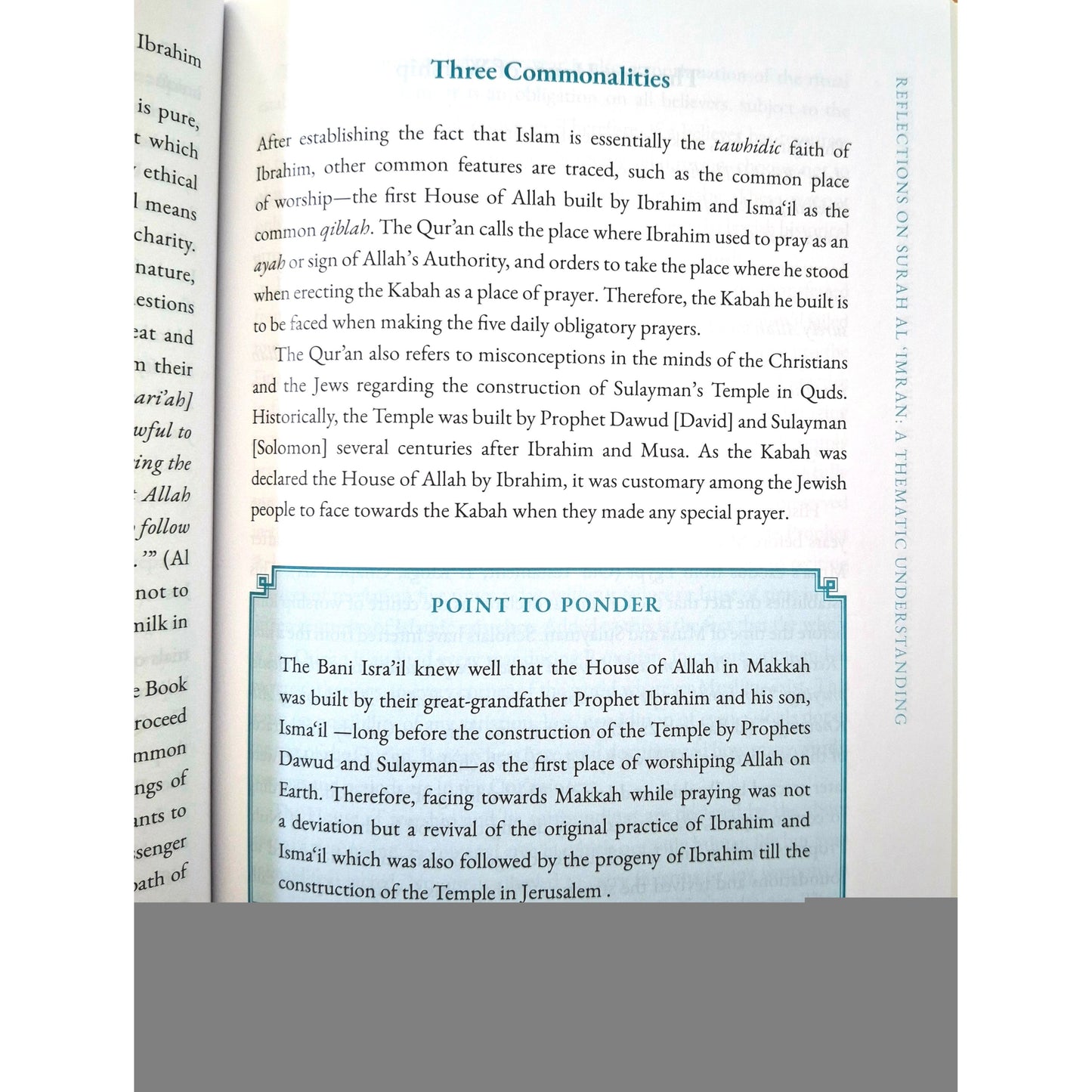 Reflections on Surah Al 'Imran: A Thematic Understanding