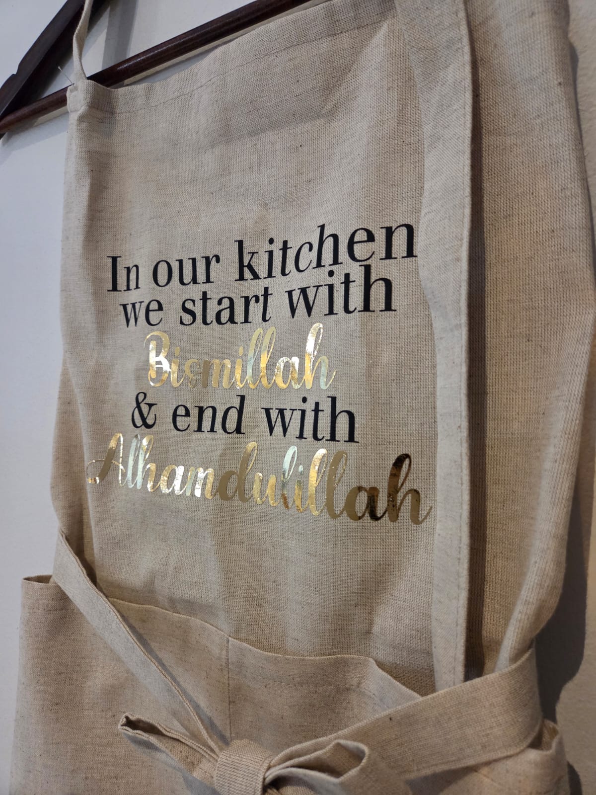 Handcrafted Linen Kitchen Apron