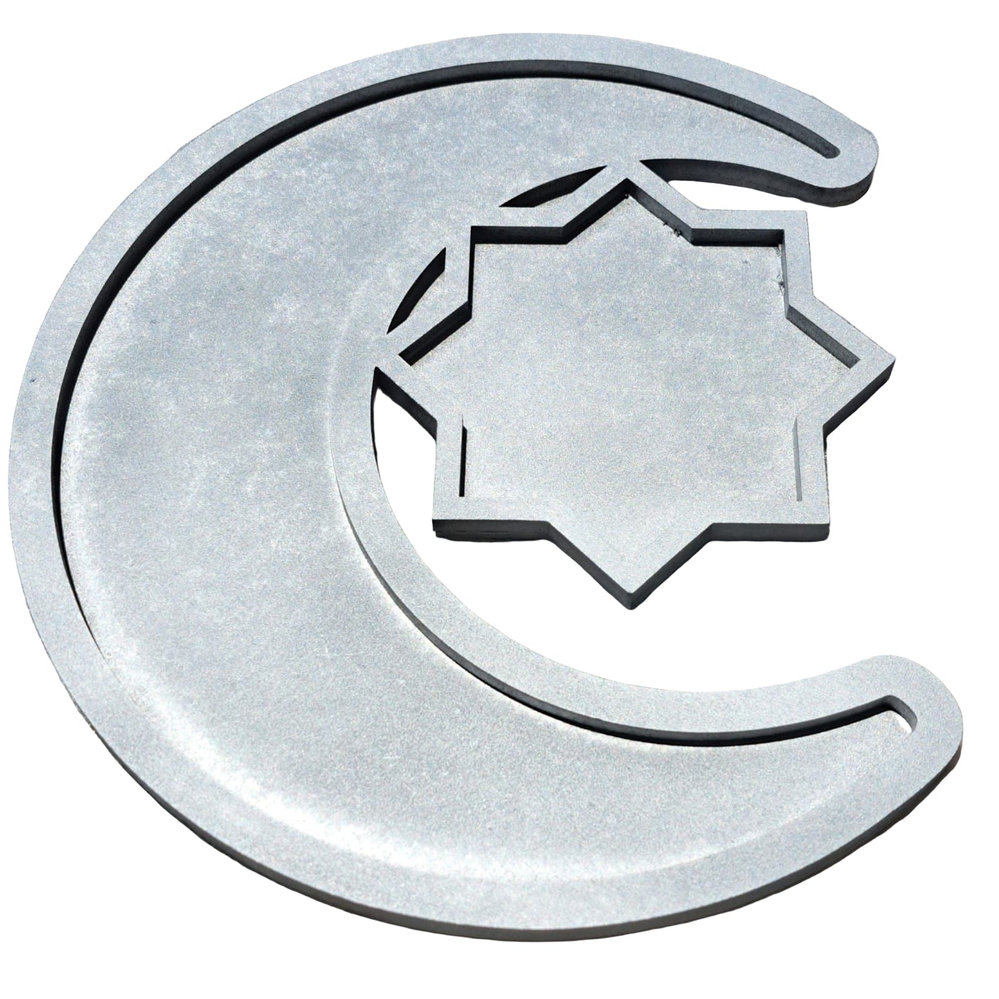 Moon Tray: Wood - Gold / Silver