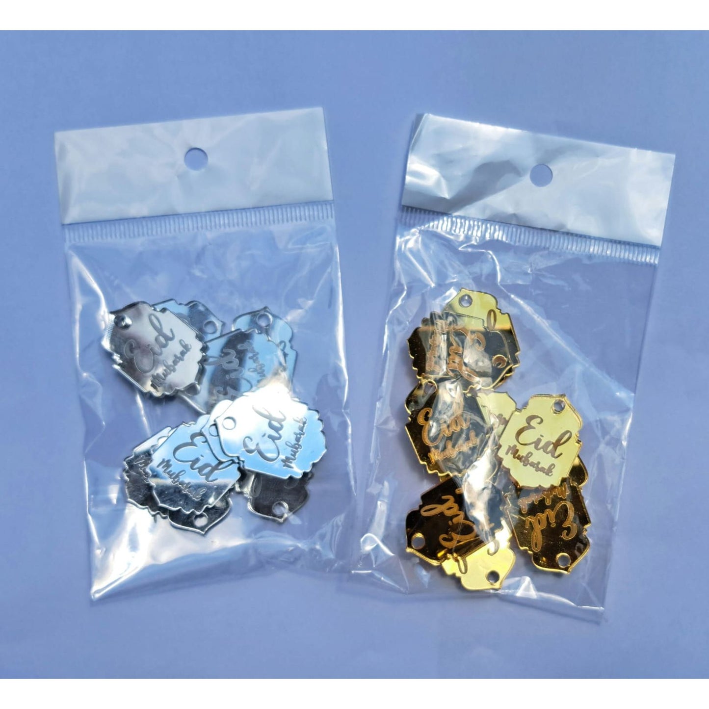 Lantern Eid Mubarak Gift Tags - Gold / Silver (Pack of 10)