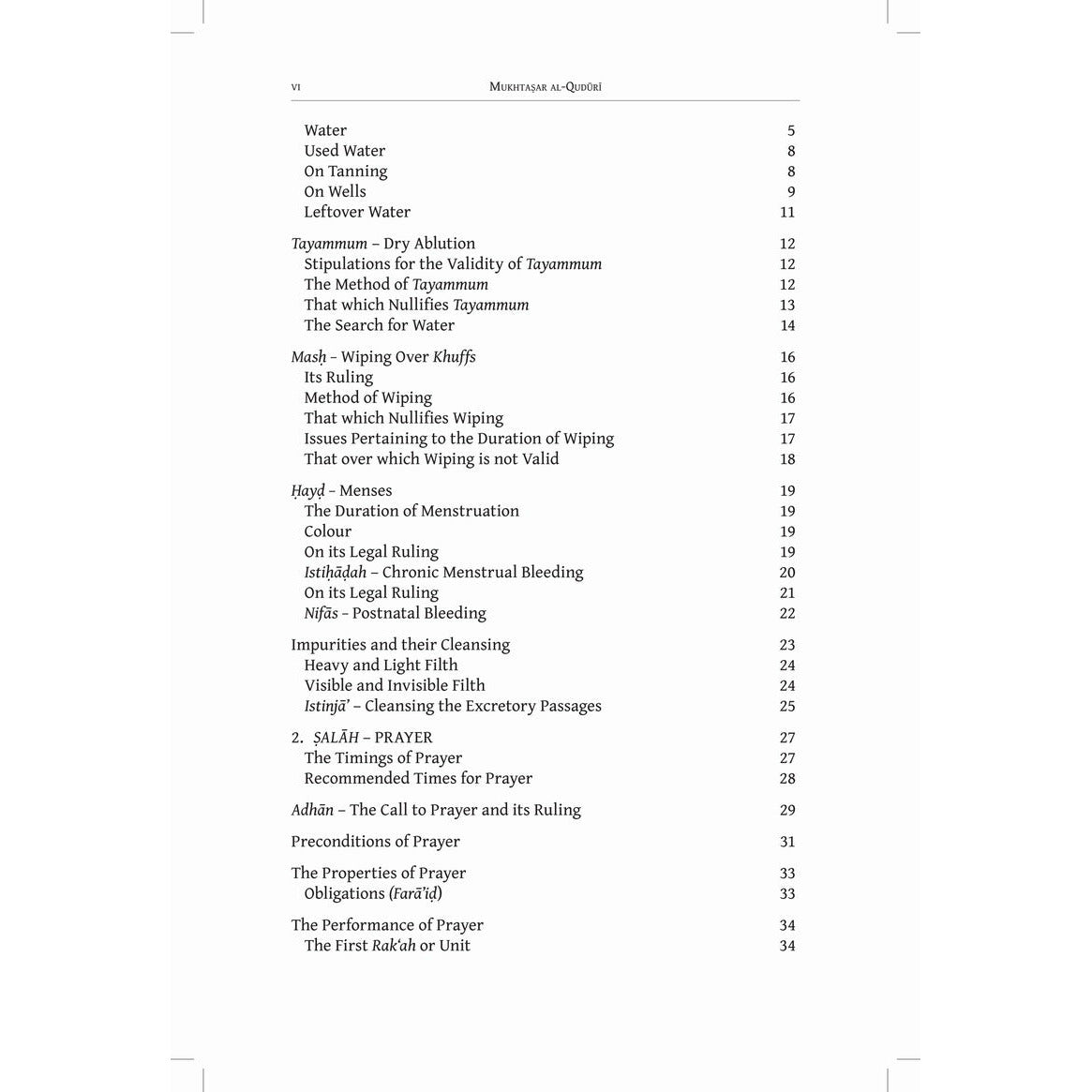 The Mukhtasar Al-Quduri: A Manual of Islamic Law According to the Hanafi School