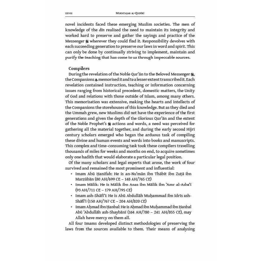 The Mukhtasar Al-Quduri: A Manual of Islamic Law According to the Hanafi School