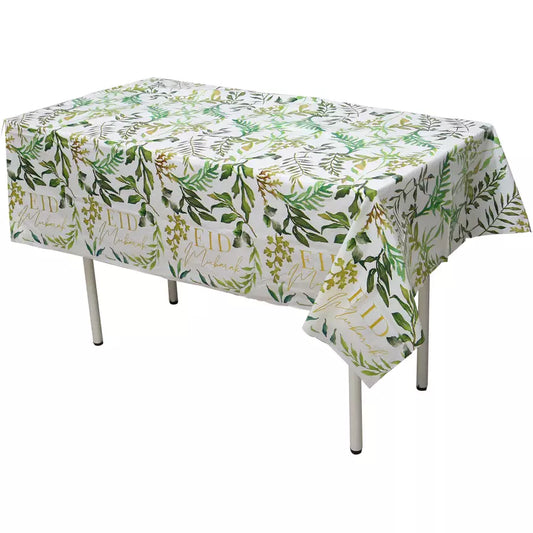 Eid Mubarak Tablecloth - Botanical