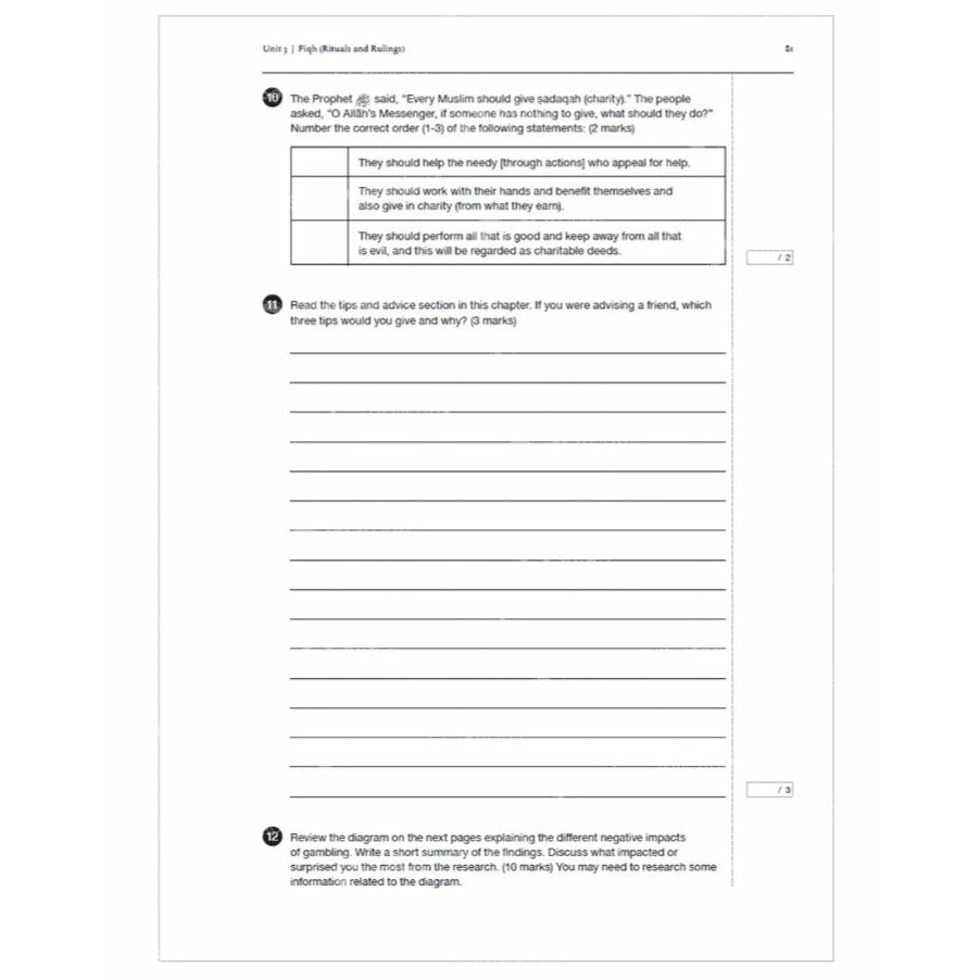 Islamic Studies: Workbook 8 – Learn about Islam Series by Safar
