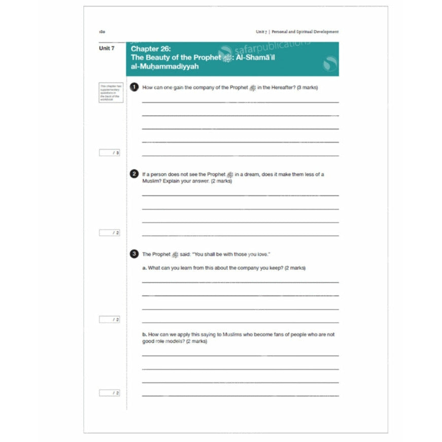 Islamic Studies: Workbook 8 – Learn about Islam Series by Safar