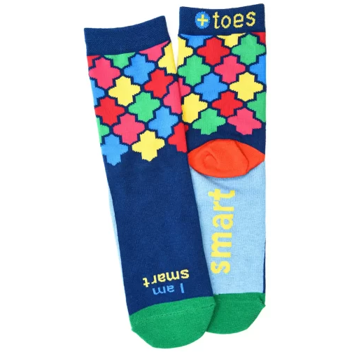 Halal Socks for Kids - I Am Smart - Positive Toes