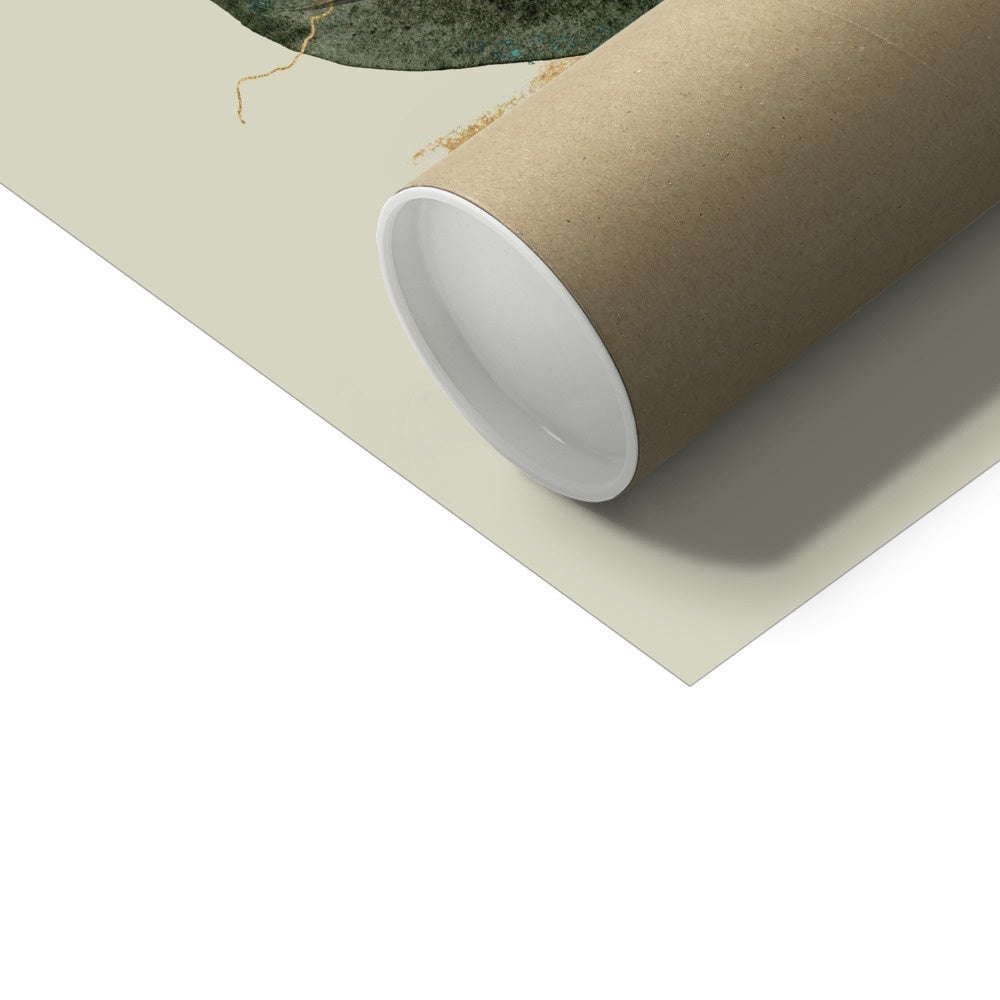 Allah (swt) & Muhammad (saw) Fine Art Prints: Emerald Sun