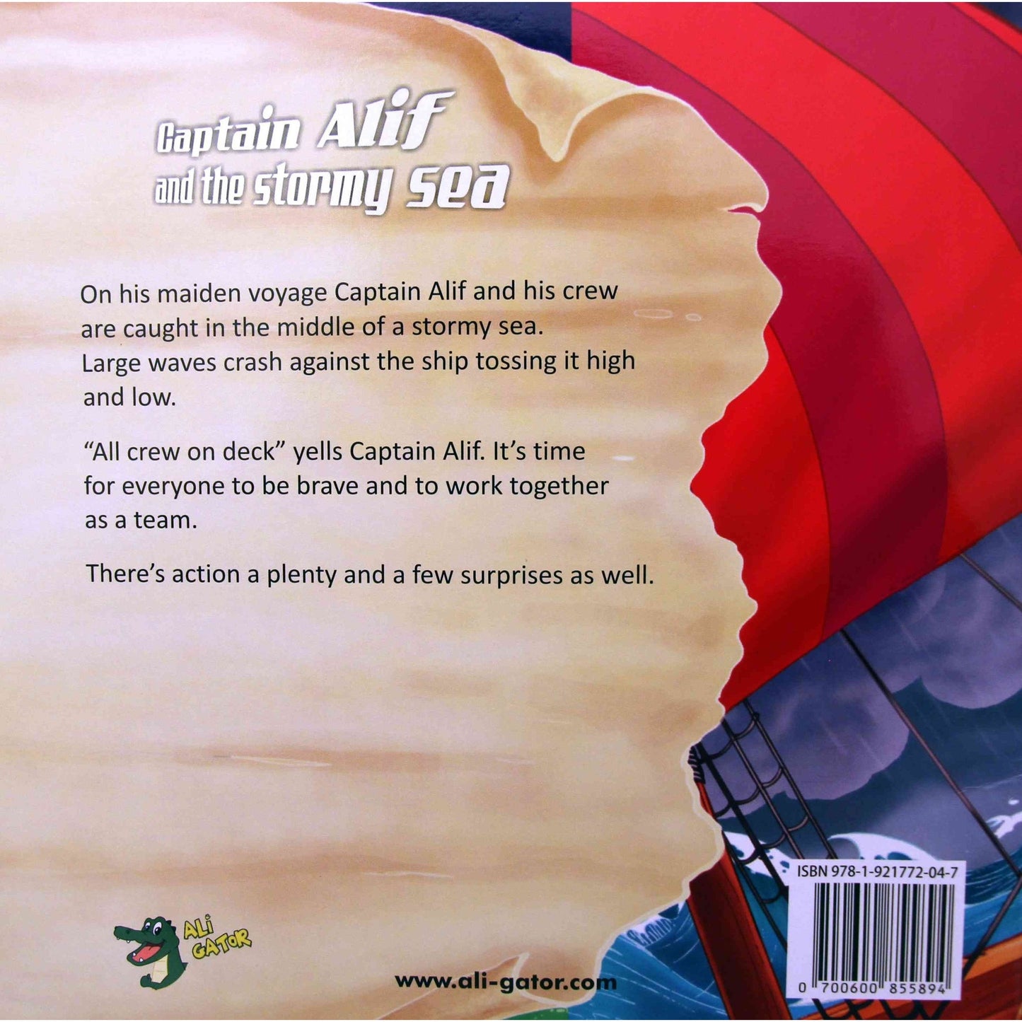 Captain Alif and the Stormy Sea