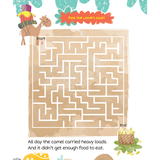 Prophet Muhammad and the Crying Camel Activity Book