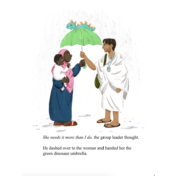The Green Dinosaur Umbrella: A Hajj Story