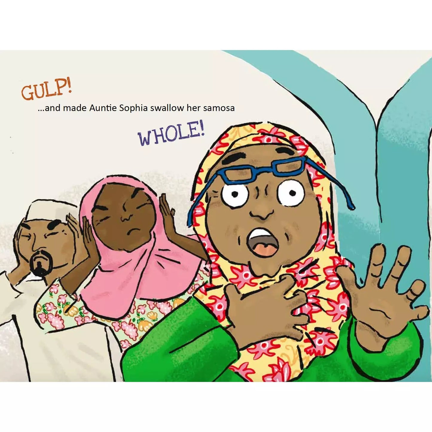 There was an Old Auntie who Swallowed a Samosa