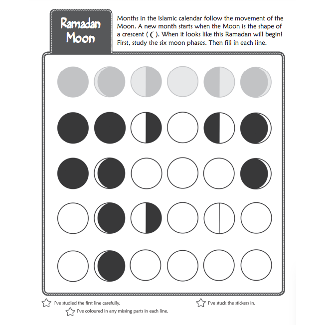 Ramadan and Fasting Activity Book