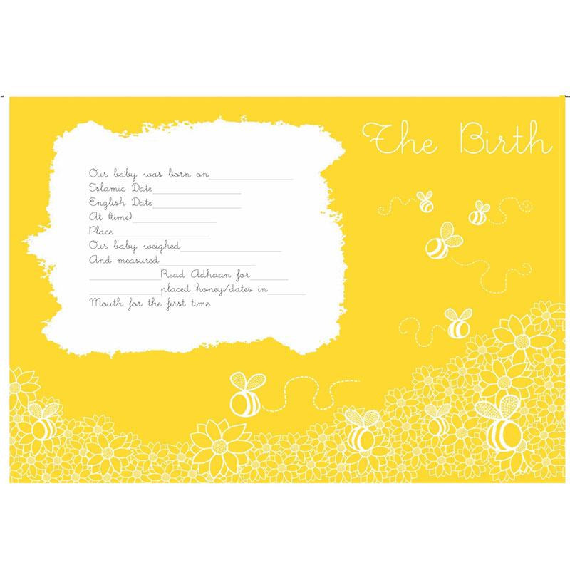 Our Baby's Album - A Muslim Baby's Milestone / Memory Book