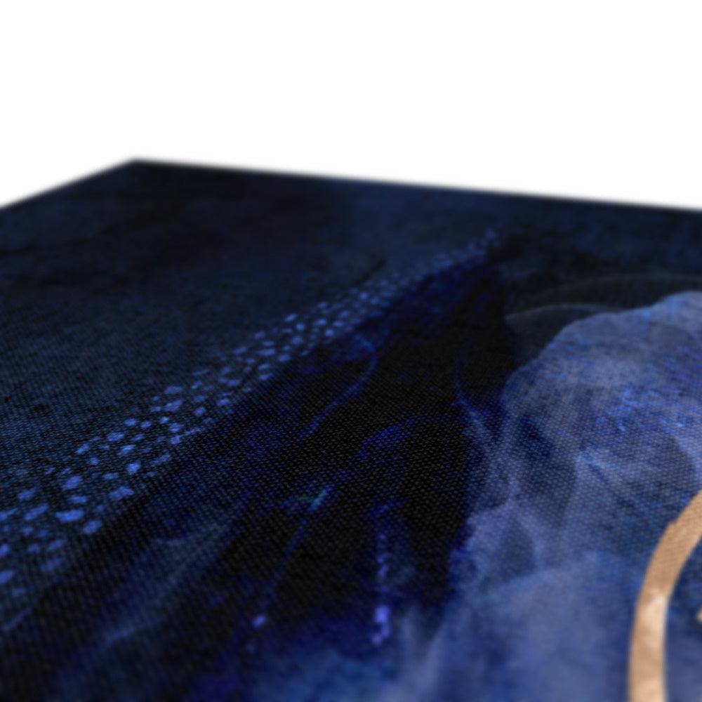 Mashallah Canvas: Indigo Rose