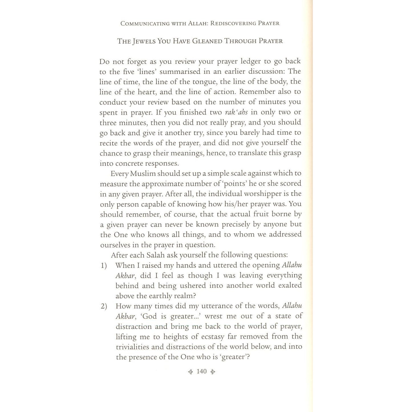 Rediscovering Prayer: Communicating with Allah