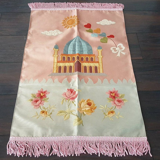 Royal Sejadah - Kids' Luxury Prayer Mat - Pink